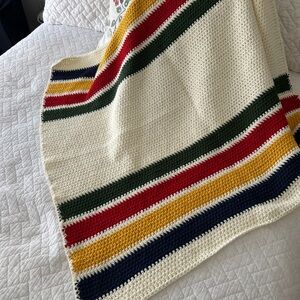 Baby Blanket, HBC Inspired, Handmade Crochet